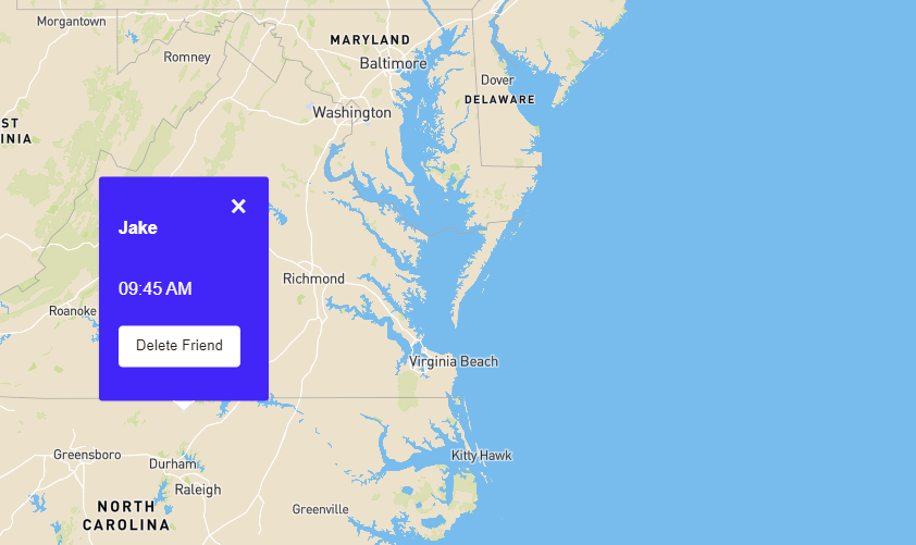 Picture of Friend Zones Map